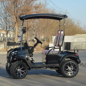 Quiet Operation 2 Passenger Off Road Electric Utility Golf Cart  with Digital Display Electric Mini Club Car for Resort