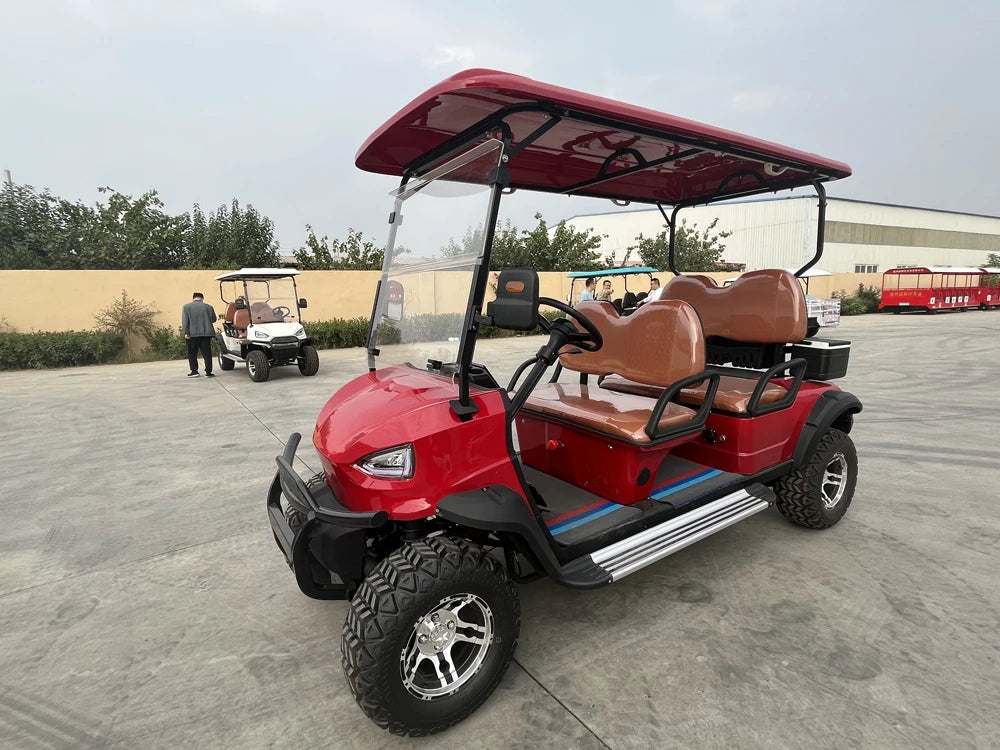 Reliable Quality 4-Seater Off-Road Golf Cart with Lithium Battery Cheap Electric Fuel for Sale