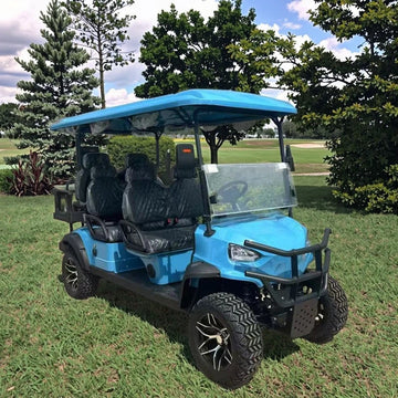 Modern Style 6-passenger Electric Golf Cart New Design Hotel Reception Multi-function Battery Voltage 48v