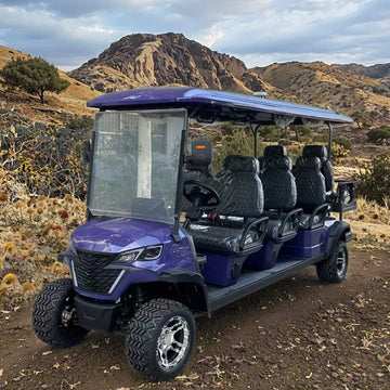 Yuexuan Certified 8-seater Electric Golf Cart With 5kw Motor and 48v Battery for Sale