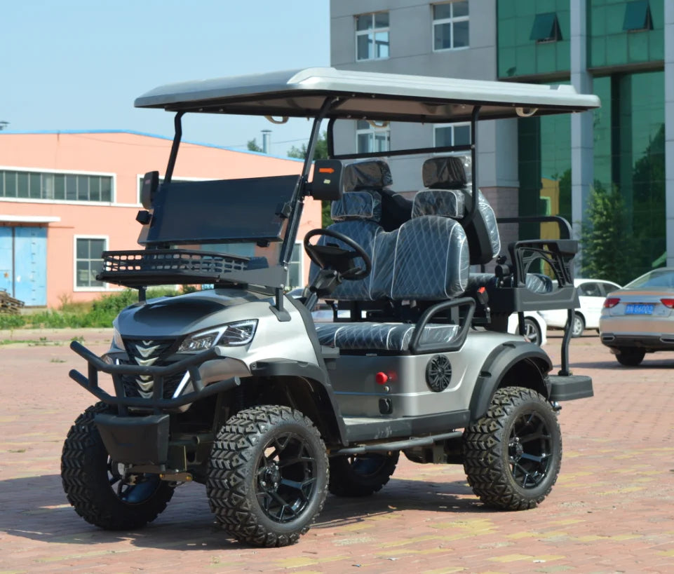 Long-Lasting Battery  Cheap Prices  4 Person Electric off Road Golf Cart Equipped with 60V Powerful Motor for Scenic Tours
