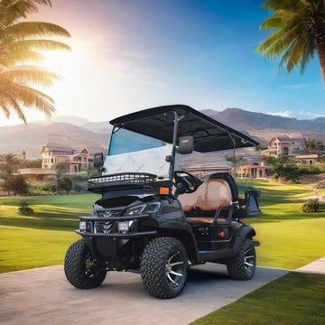 High-Power 4-Seater Electric Golf Cart 5KW AC Motor, 30% Gradeability, 90km  Range Suitable for Golf Courses Hotel Outside