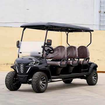 Hot Selling Street Legal Golf Carts Electric Lithium 6 Seats yamaha with 5kw AC Motor and Aluminum Alloy Rim