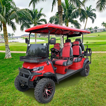 Yuexuan High Speed Mini Support Customization Powered Golf Car Electric 6 Seater Golf Cart Club