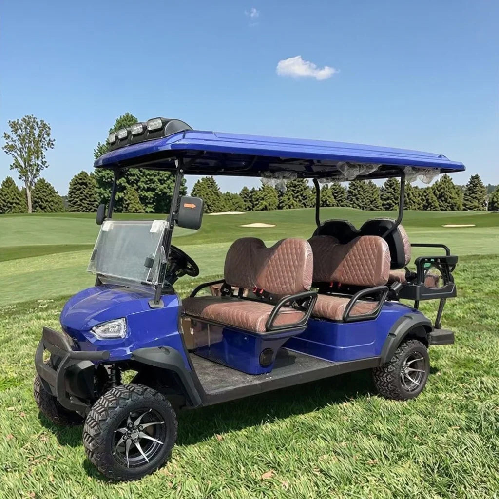 72v Dc Electric Golf Cart Motor 6 Seat Right Hand Drive Electric Golf Carts with Lithium Battery