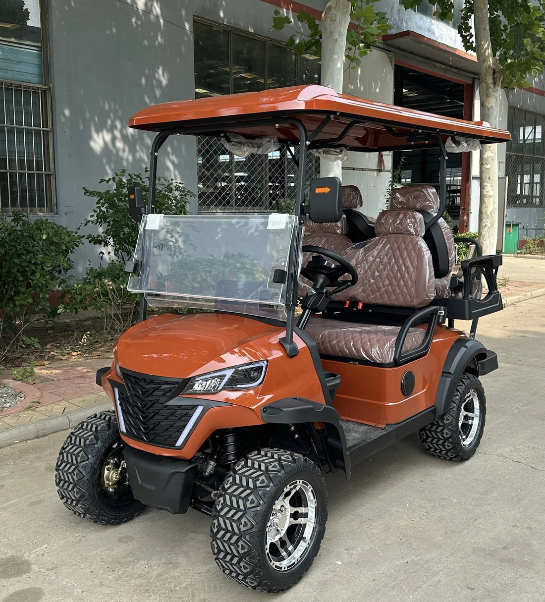 2025 Electric Golf Bag New Energy Carts Custom Comfortable 4 Seats Electric Golf Carts Mini Electric Golf Cart Bus