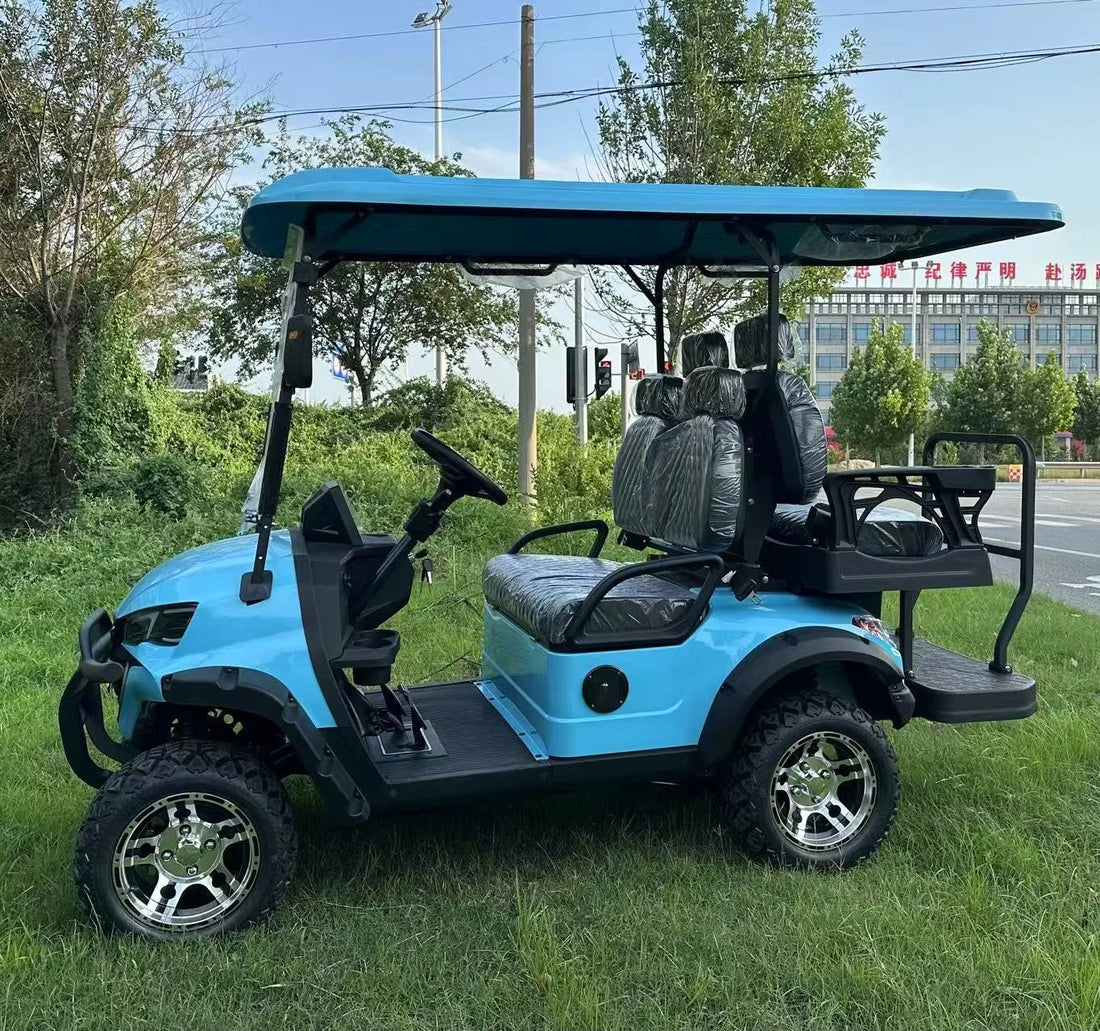 Custom 6 Seat Lithium Golf Cart Lifted Off-road Electric Hunting Car