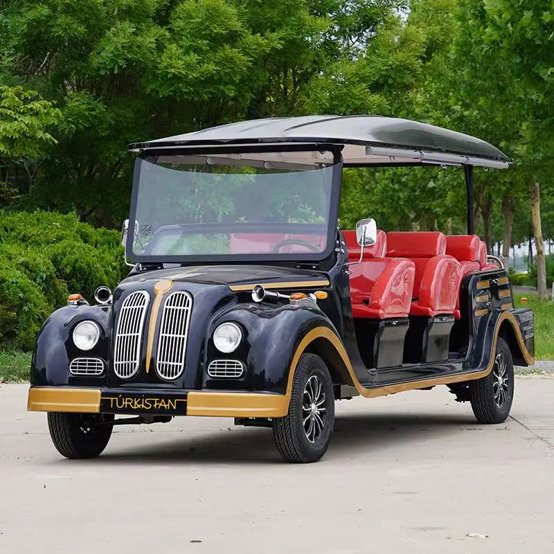 2025 Electric Adult Retro Classic Sightseeing Golf Cart Classic Electric Adult Sightseeing Car