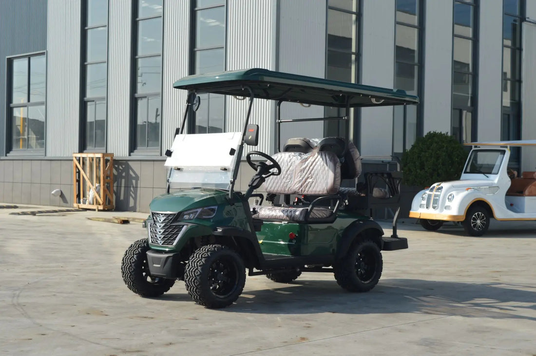 Hot Selling 4 Seater 48v/60v/72v Lithium Battery Electric Golf Cart with GPS Navigation for Resort Shuttle