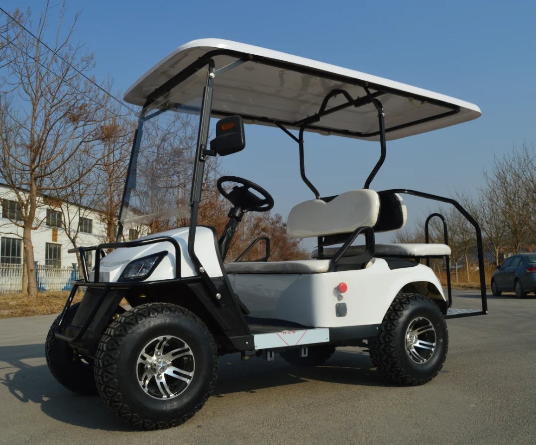 OEM Lithium Battery Utility Vehicles Golf Carts Electrical Four Seater Street Legal Hunting Buggy Cart for Resort