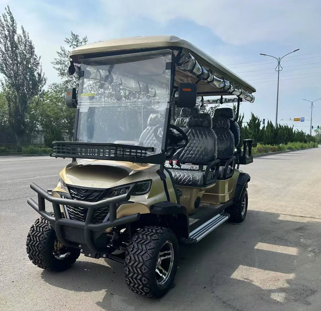 Golf Cart 5-6 Seater Road Off Buggy New Mode Electric Golf Buggy 6 Seater Buggy/golf Carts Sightseeing Cart