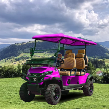 Supports Customized Wheel Hubs  Electric Golf Cart  6-Seater Club Car Equipped with 5KW Motor for Golf Club Shuttle