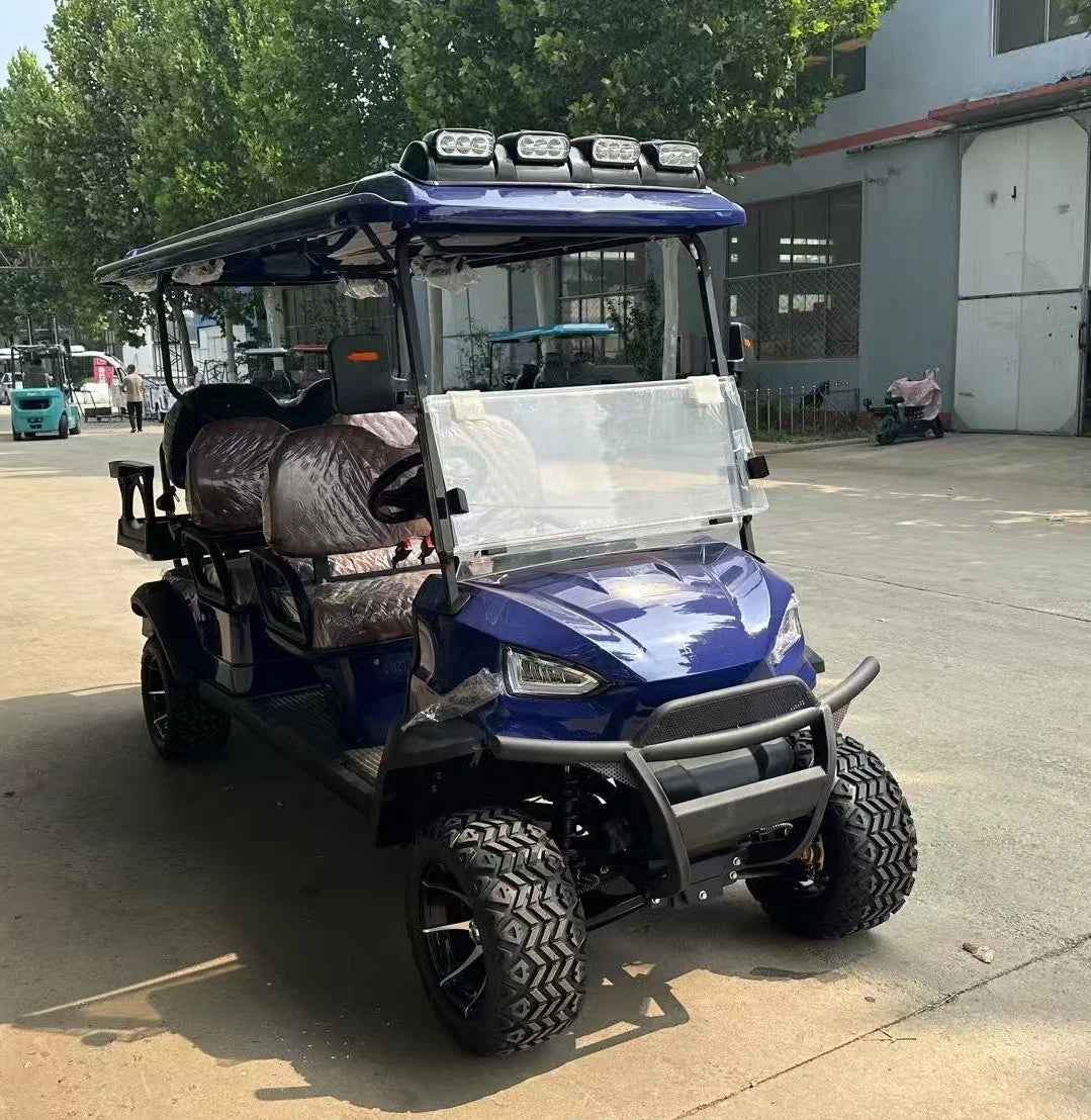 6 Seater Luxury Explore Prices Golf Carts Electric Golf Cart Right Hand Drive Lithium 72v Battery Mini Motor Car for Sale