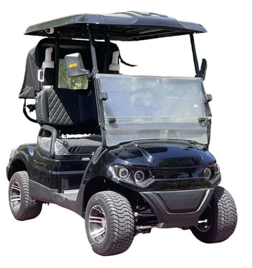 Yuexuan Newly Designed 2-seater Electric Golf Cart, Popular Outdoor Recreational Vehicle, Customized 48V/60V/72V Battery