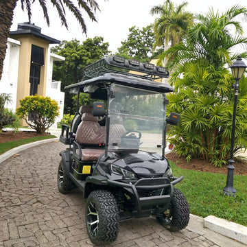 Europe Compliant 4 Seat Electric Golf Cart with Speaker