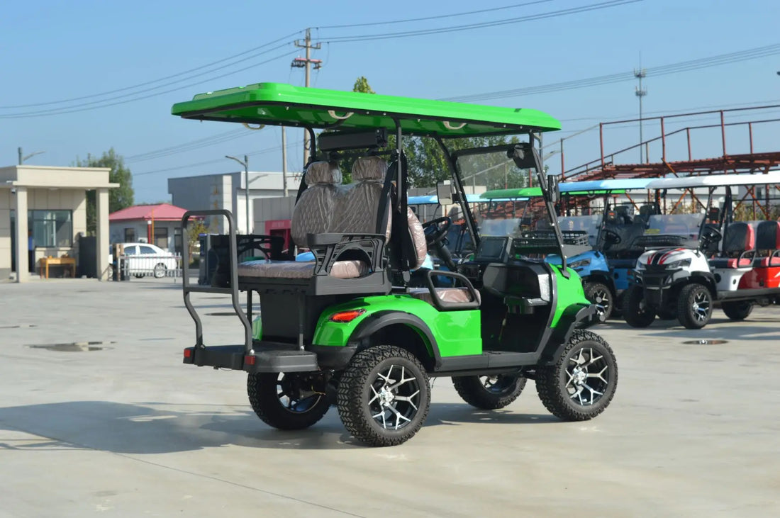 Multi-passenger Design  4 Person Street Legal Customizable Colors Sightseeing Bus Hunting Club Golf Cart for Golf Club