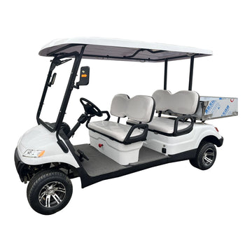 Wholesale Sales of Customized 4-Seater Electric Golf Cart with 48v Battery Cargo Box for Efficient Transport