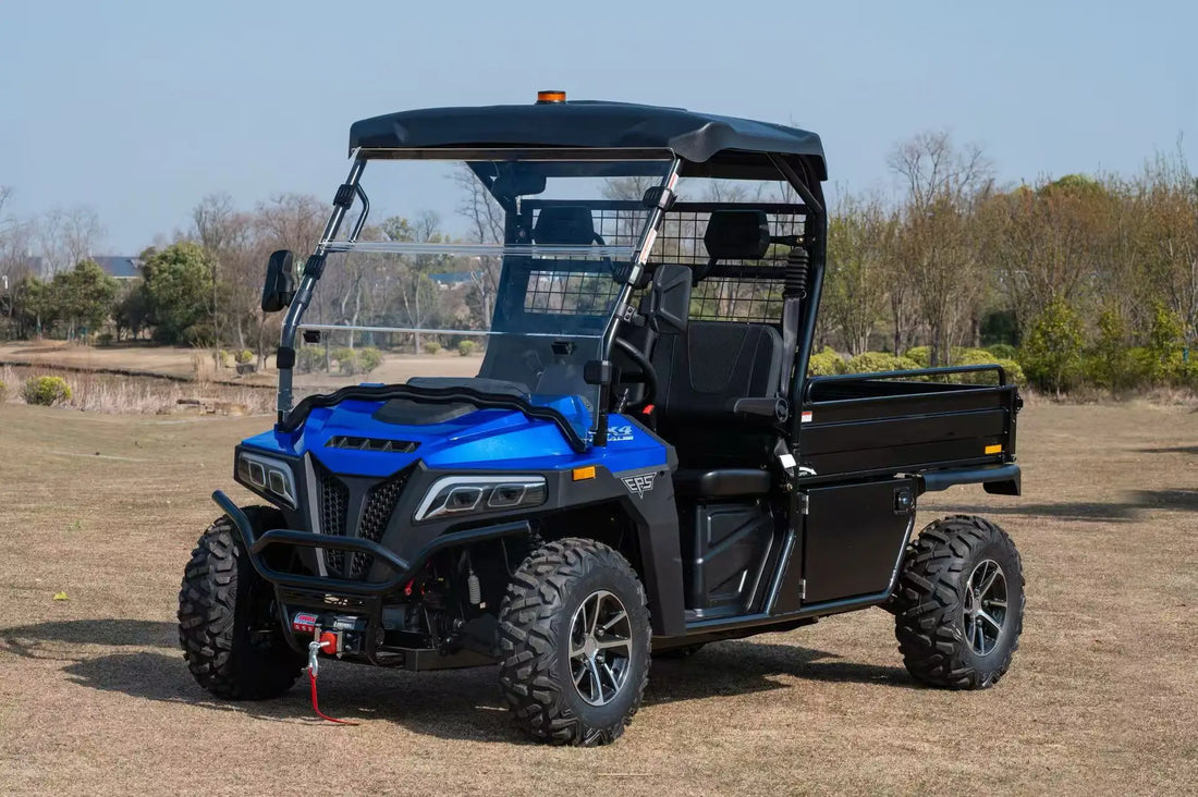 Yuexuan Heavy-Duty Electric Utility Vehicle Large Capacity 72v Lithium Battery Optional Automatic 4WD Commercial UTV EPA EEC
