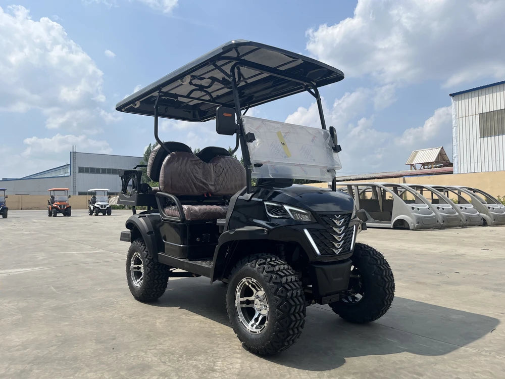 Custom 4-Wheel Drive Electric Golf Carts 2+2 Seater Street Legal in the US Chinese-made for Adults