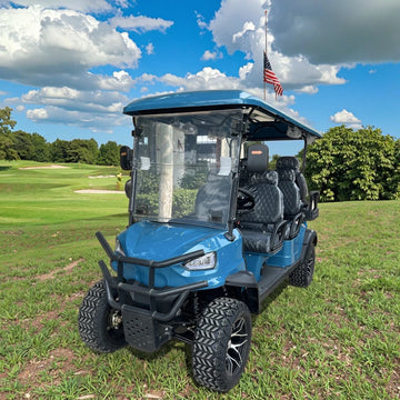 Lithium Battery Off-road Electric New Energy Vehicle Lifted Golf Buggy Cheap Chinese Hunting 4+2 Passagers Golf Carts for Sale