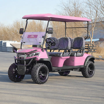 Hot Selling  Adjustable Seats 4 Seater  Electric Hunting Carts  Pink Golf Carts  for Airport Terminal Transfer  Supports OEM/ODM