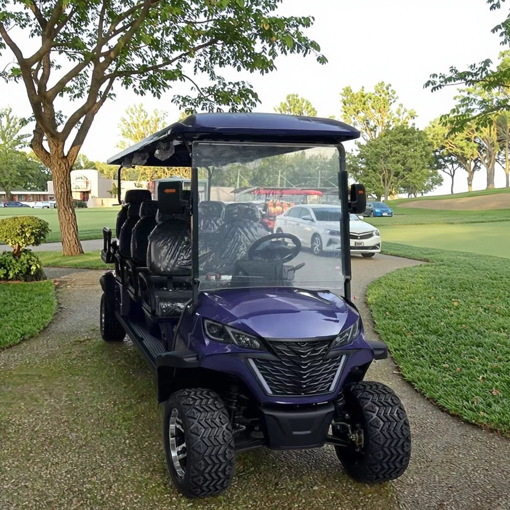 Yuexuan Certified 8-seater Electric Golf Cart With 5kw Motor and 48v Battery for Sale