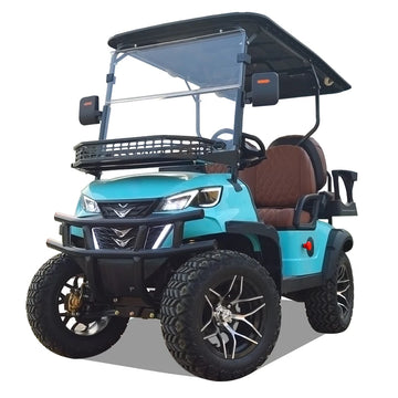 2025 New  4  Seater Off-road Electric Golf Cart  with 60v Lithium Battery for Golf Course Transportation