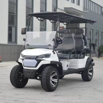 Wholesale Customizable Colors 4+2 Passenger Sightseeing Off Road  Golf Buggy for Scenic Area Sightseeing