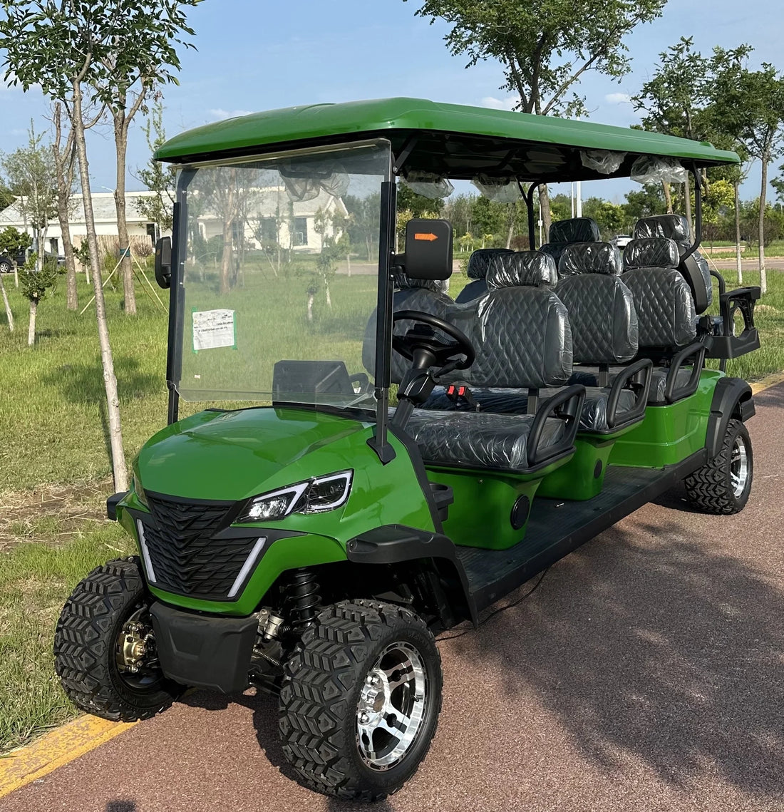 New Design Street Legal Electric Golf Cart 8 Person Custom logo for Sale