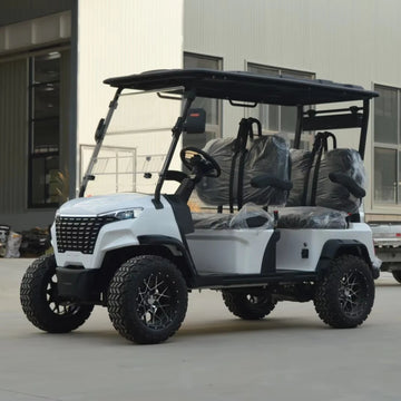 High Payload Capacity 3.5KW AC Motor 4 Seater Electric Golf Cart with Adjustable Seats for Golf Course Transportation