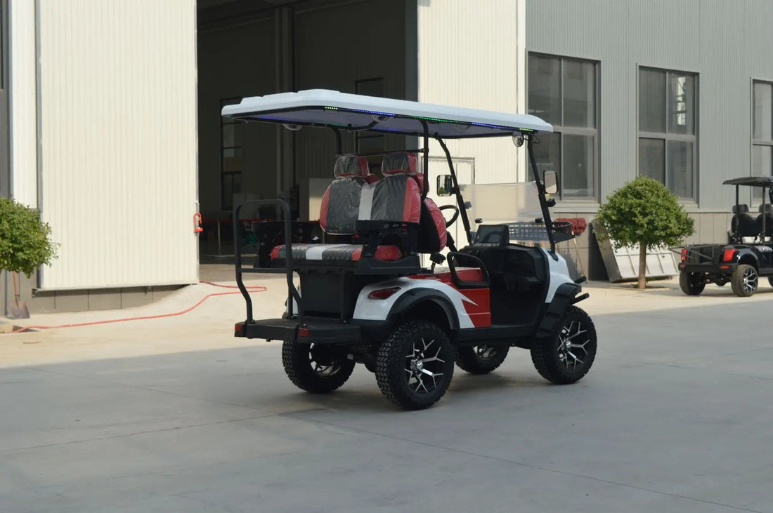 Electric Utility Vehicle 4 Seats New Design  Hunting Golf Carts Equipped with 60V Powerful Motor for Resort Shuttle