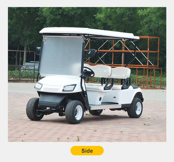 Hot Sale 4-Seater Electric Golf Cart with 3.5KW Buggy 60V Lithium Battery 30-50km/h Club Car Compatible for Hotel Community Use
