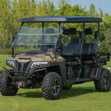 Lithium Battery Optional Zero-Emission High-Efficiency Off-Road Multi-Purpose Utility Extended-Cab Side-by-Side Electric UTV