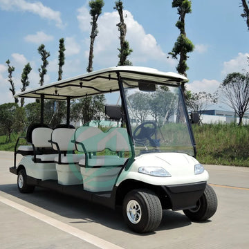 Yuexuan Competitive Price High Quality 8 Seats Electric Golf Cart With Rain Cover