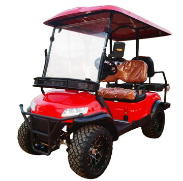 Electric Vehicle Golf Carts With Curtis Controller 2+2 Golf Carts 4 Seater Electric Golf Cart Buggy Club Car