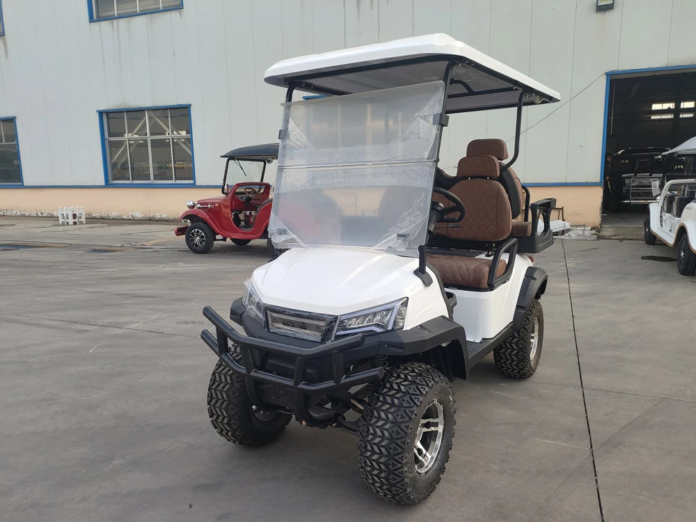 48V Lithium Battery Electric Golf Carts 4-Seater Street Legal Off-Road with Curtis Controller