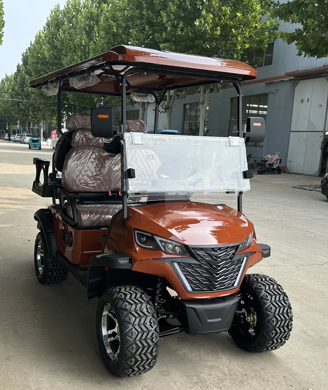 Yuexuan Luxury 4-electric Golf Cart Customized 48v/60v/72v Lithium Battery With Longer Lifespan Golf Cart