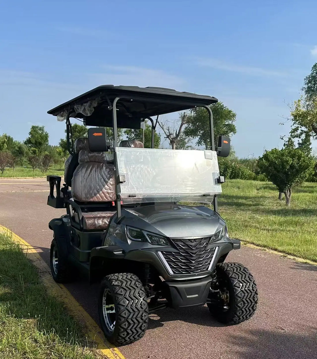 Legal Street Golf Car Front/rear Dsic Brake Emb System 4 Seater Golf Cart Low Prices Electric Golf Carts