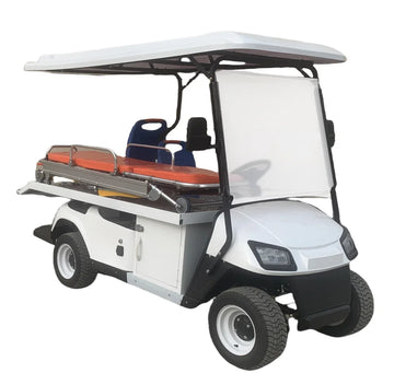 New Emergency Customized 2 Seater Electric Golf Cart Car Ambulance With Stretcher