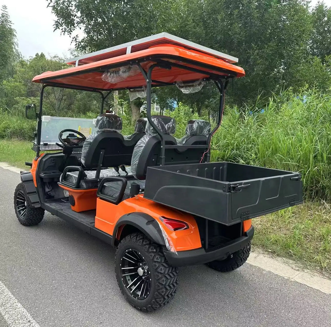 Hot Selling Ce Approved Electric Motor Gulf Car With Led Lights 6 Passengers Lifted Golf Cart