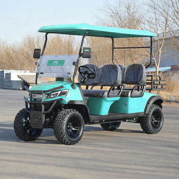 Long-lasting Battery Life  Street Legal 4 Seats Electric Golf Cart Club Car with 60V Powerful Motor for Community
