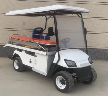 Yuexuan Customized Sports Golf Medical  2 Seats Electric Emergency Cart with Stretcher for Sale