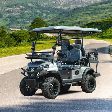 Luxury 4 Passenger Street Legal Electric off Road 4 Wheel Golf Cart with  Digital Display for Golf Courses