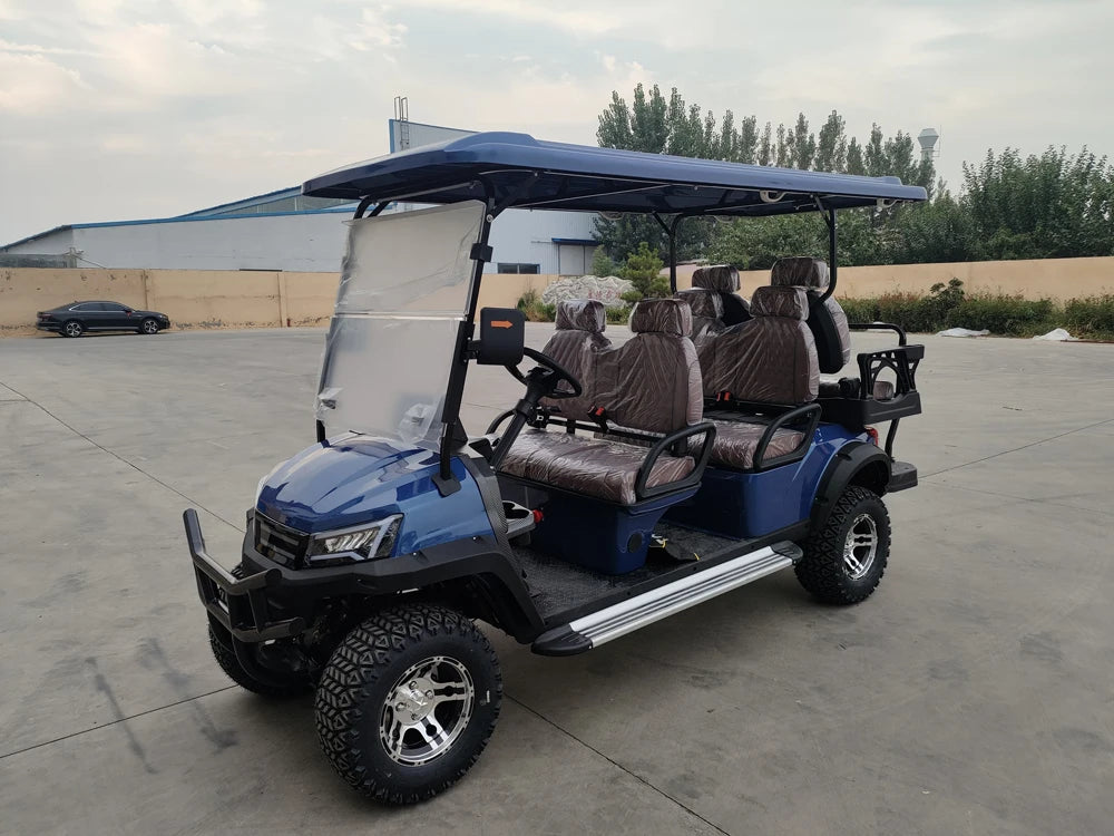 Customizable 6-Seater Electric Golf Cart with Acid Battery Controller New Energy Max 2 Stroke Engine Gasoline Fuel Type