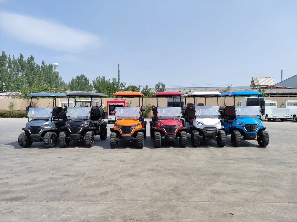 6 Seater Golf Cart Electric 7kw Lithium Golf Cart Battery 72V Electric Golf Cart Off Road