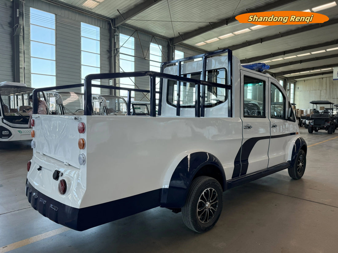 Direct Factory Supply Battery Powered 72V Sightseeing Patrol Cart with Cargo Box