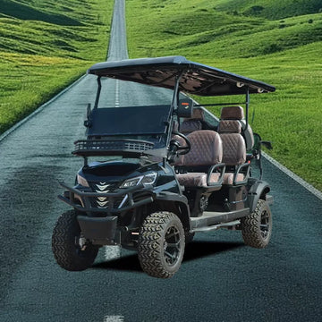 High Quality 6 Seater Sightseeing Vehicle Buggy Street Legal  Golf Car for  Golf Resorts Communities Support Color Customization