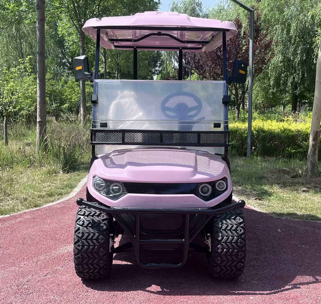 Glinka Hot Sale Golf Cart 4 Seater Golf Buggy 4 Wheel Drive Electric Club Car for Adults