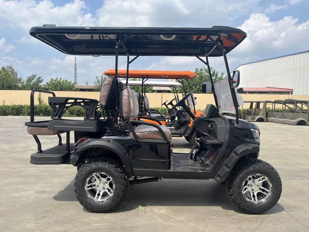 48V 72V Lithium Battery Karts Street Legal Off-Road Electric Golf Cart 4-6 Seater Buggy Car