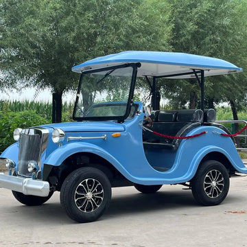 Small Travel Sightseeing 6 Seat Electric Retro Vehicle for Anniversary Celebration Supports OEM/ODM